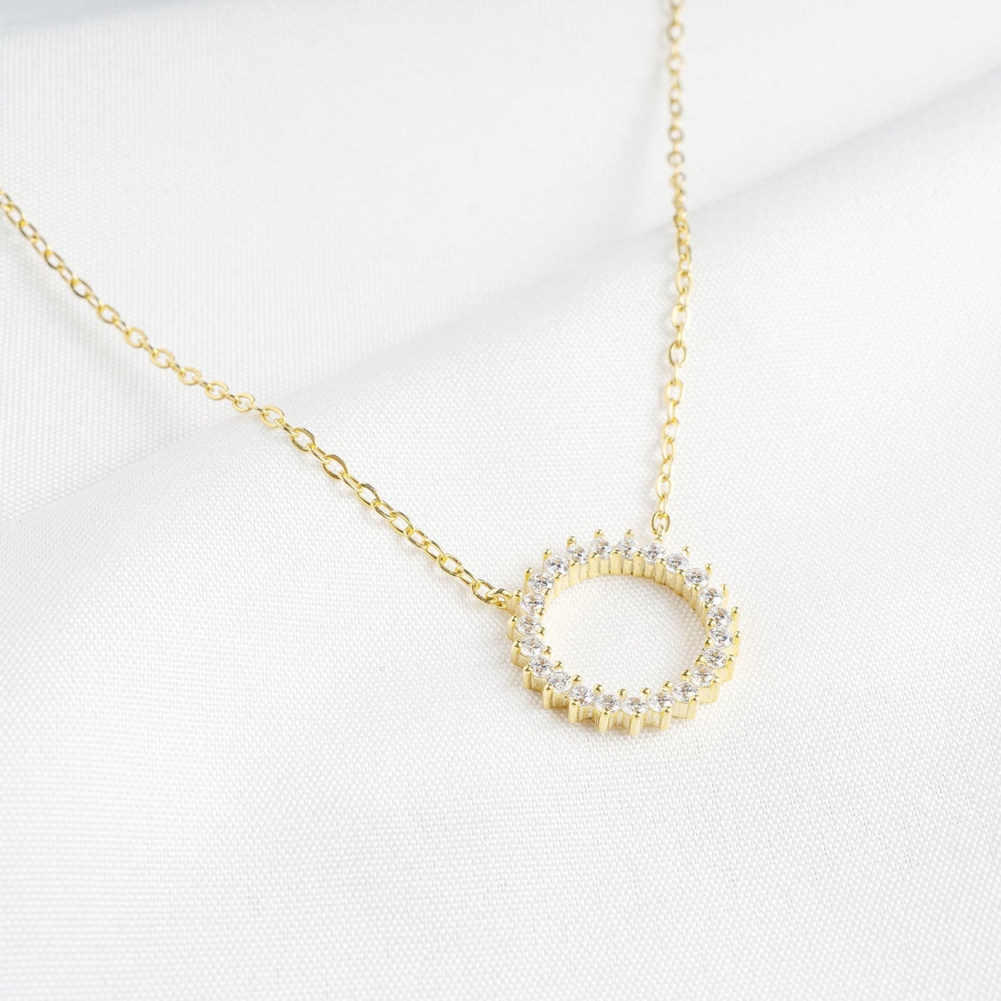 Zircon Sun Necklace