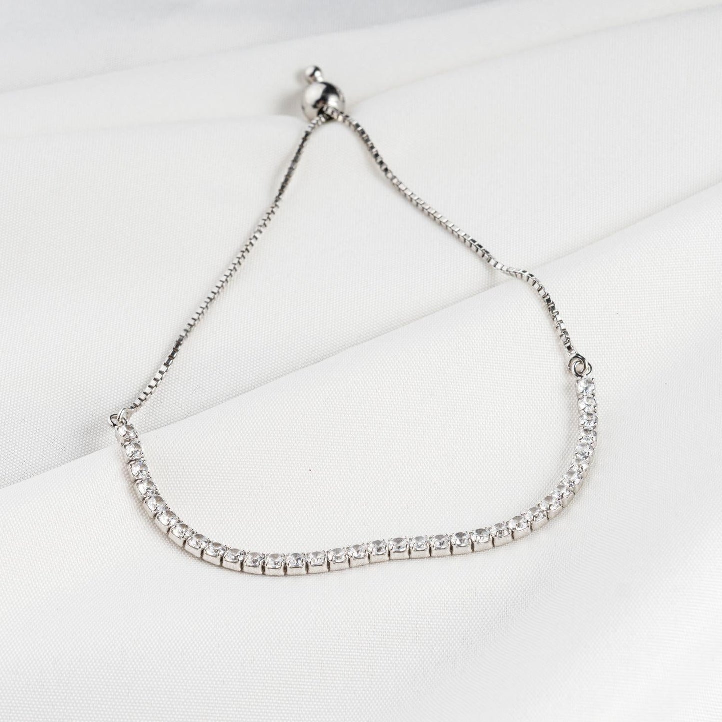 Pull Chain Tennis Bracelet