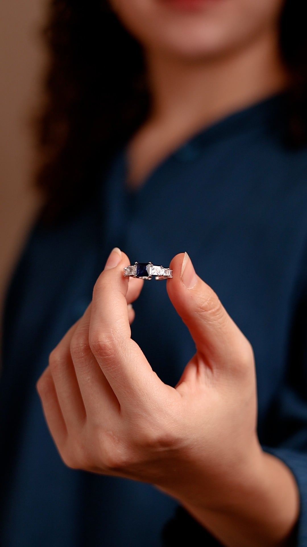 Prism Glow Zircon Ring