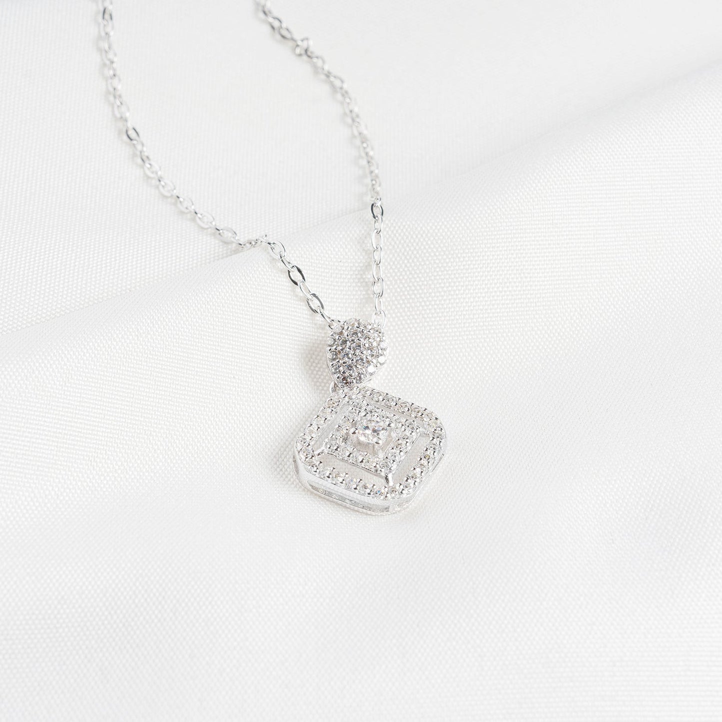 Zircon Hexa Necklace