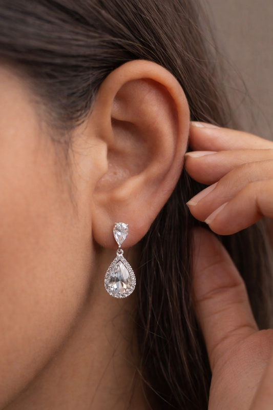 Wedding Teardrop Earrings