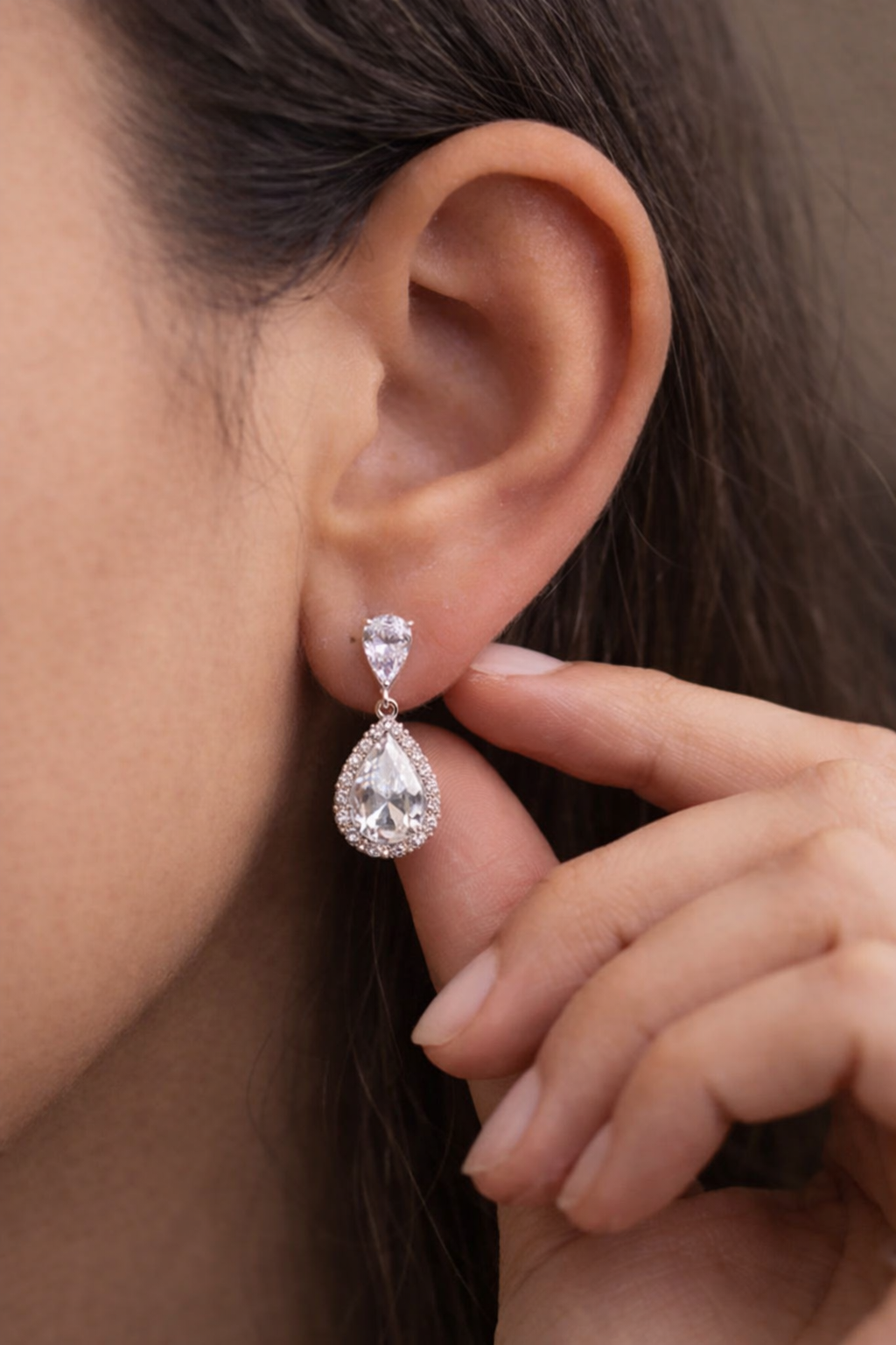 Wedding Teardrop Earrings