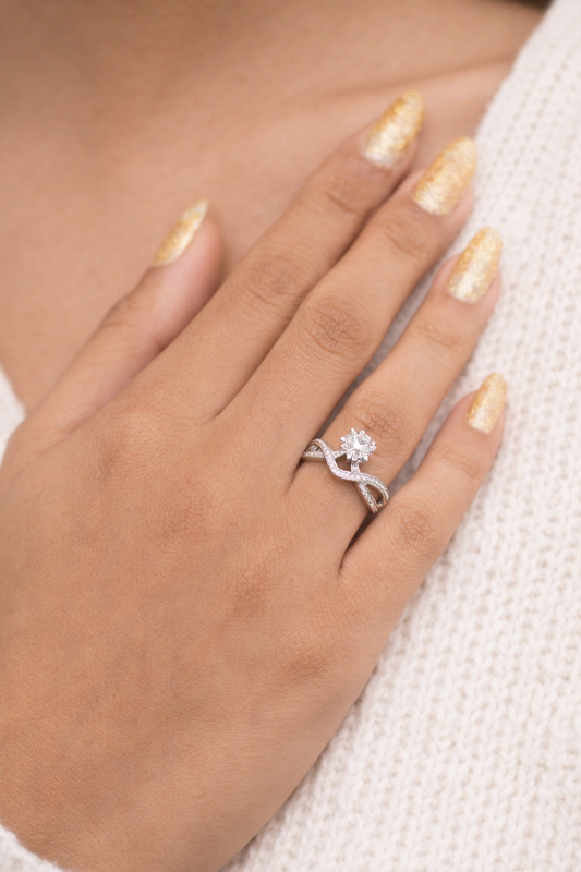 Moissanite Ring