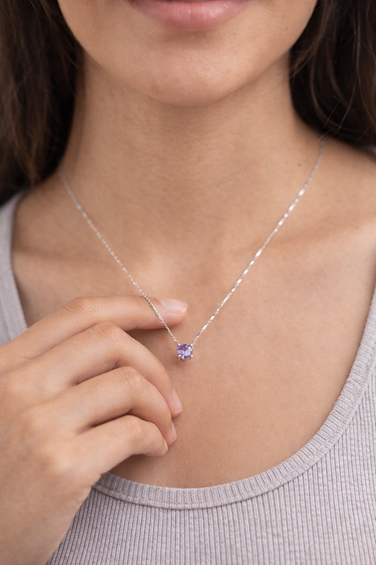3D Circular Crystal Necklace