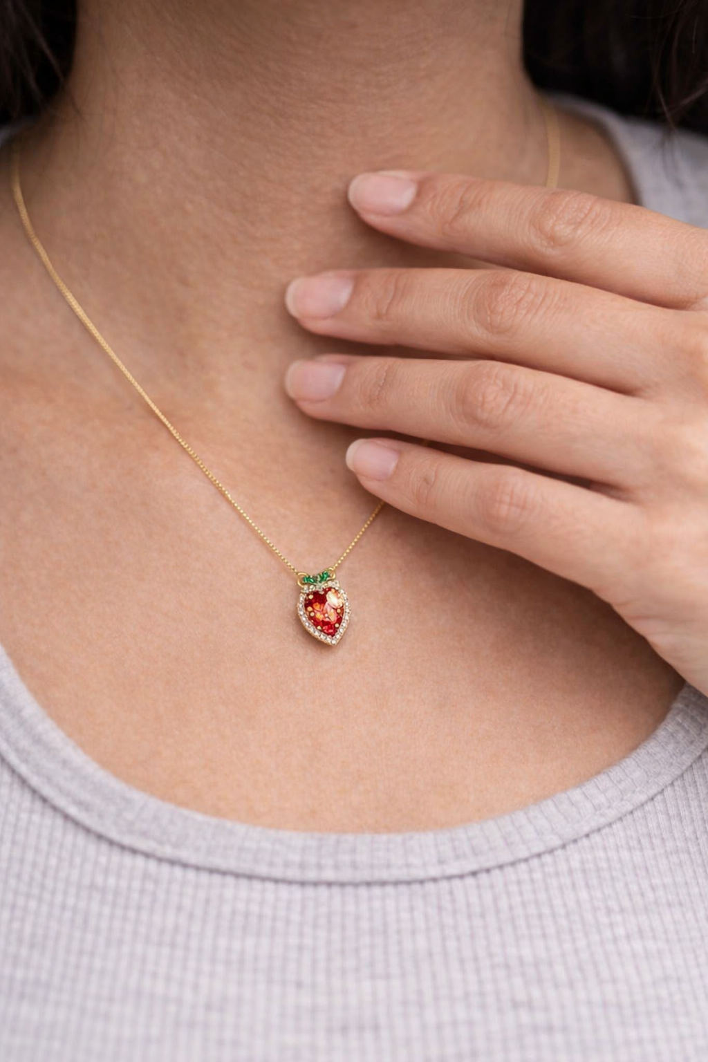 Strawberry Necklace