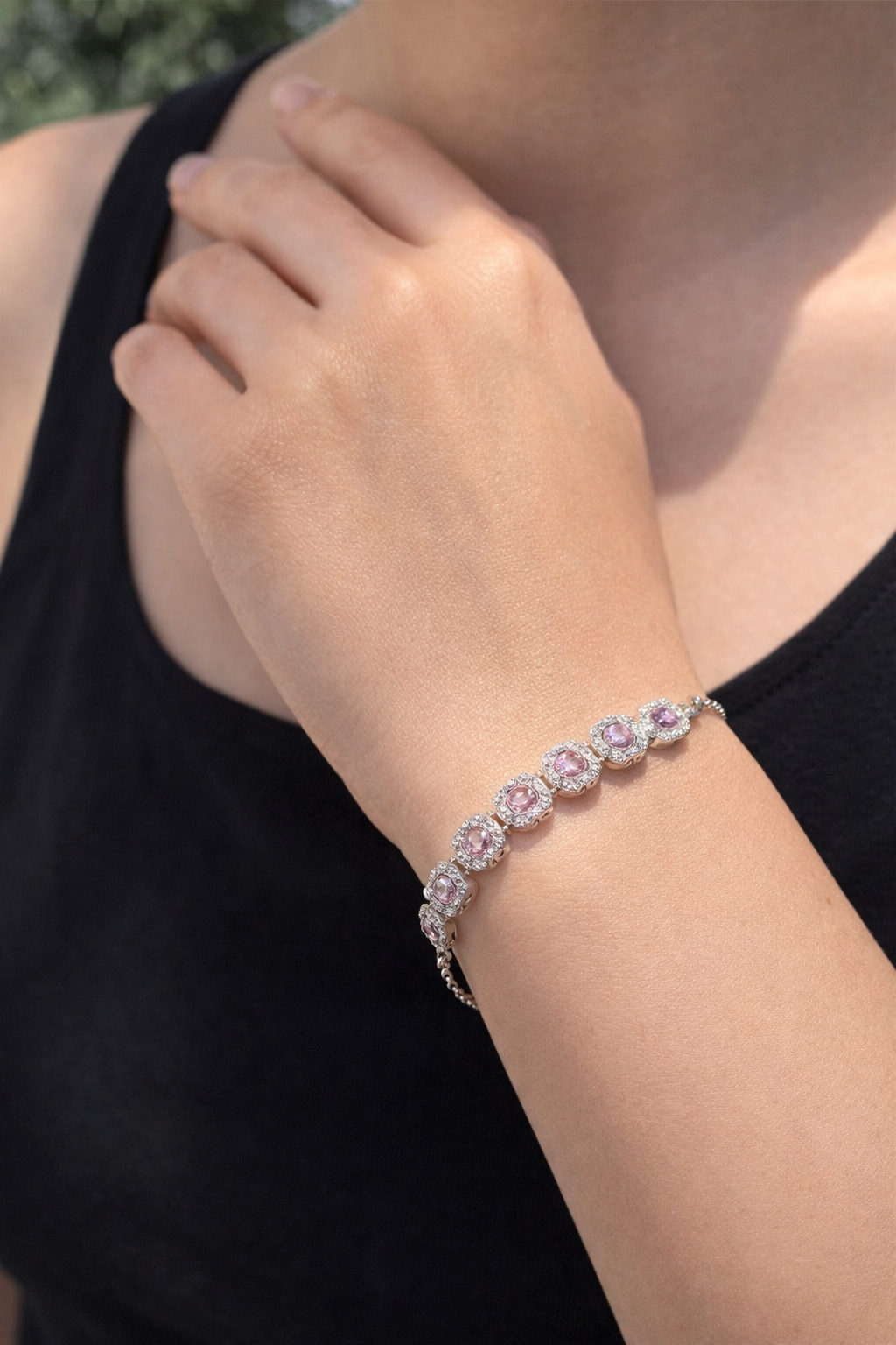 Sapphire Tennis Bracelet