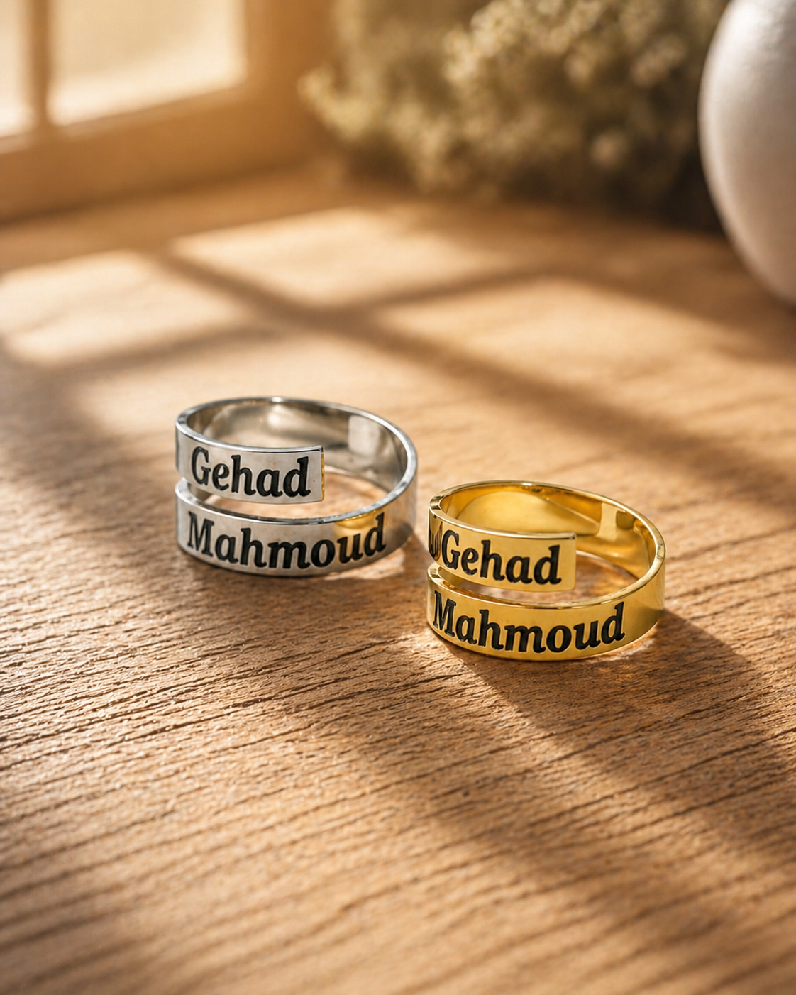 خاتم اسمين مميز
