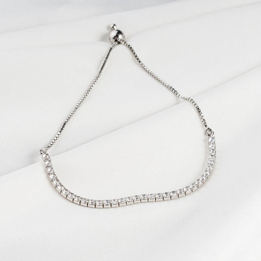 Pull Chain Tennis Bracelet