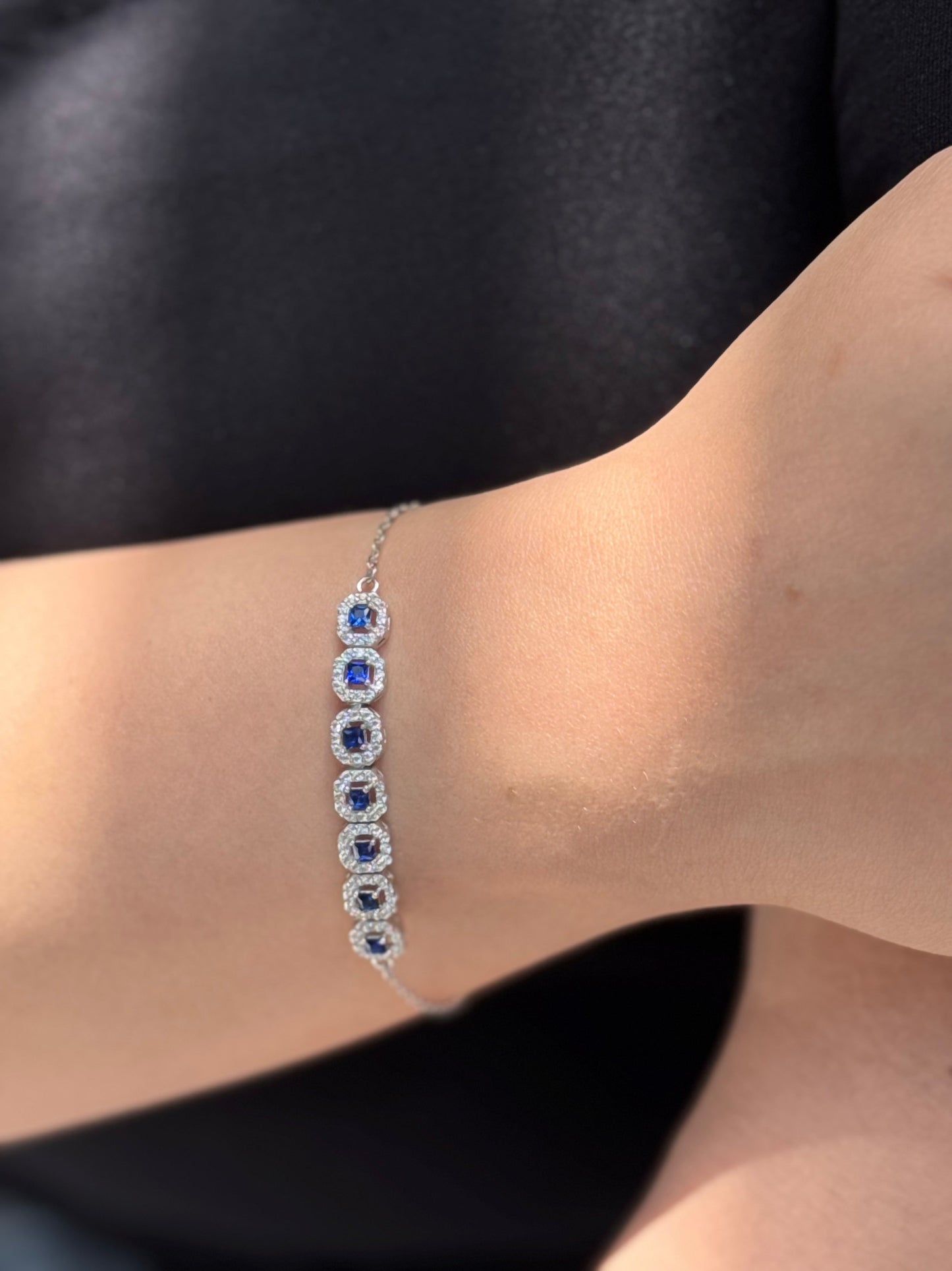 Sapphire Tennis Bracelet