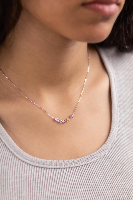 Colored Crystals Necklace