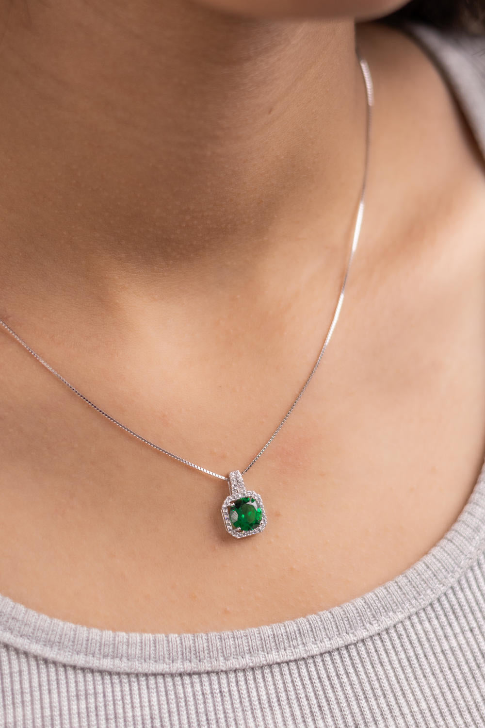 Cubic Crystals Necklace