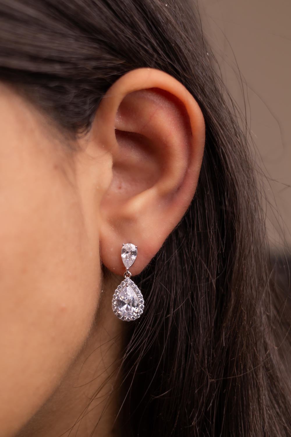 Wedding Teardrop Earrings