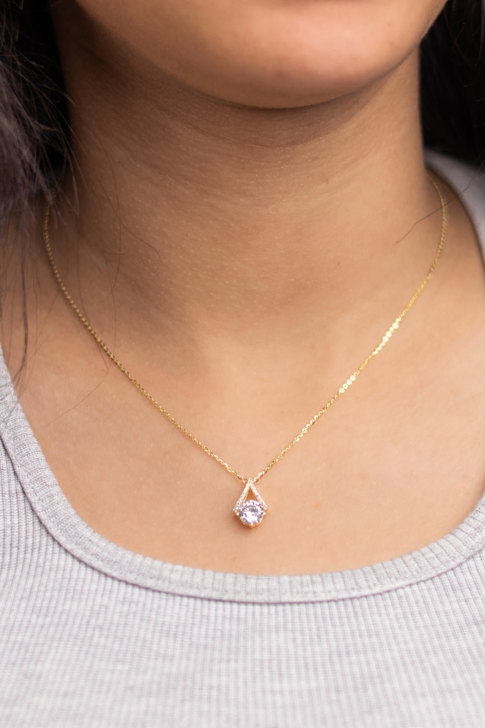 3D Teardrop Necklace