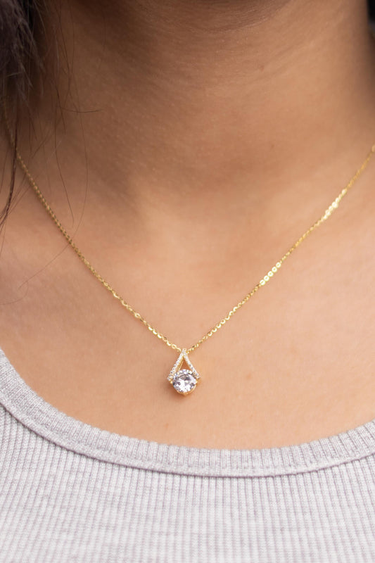 3D Teardrop Necklace
