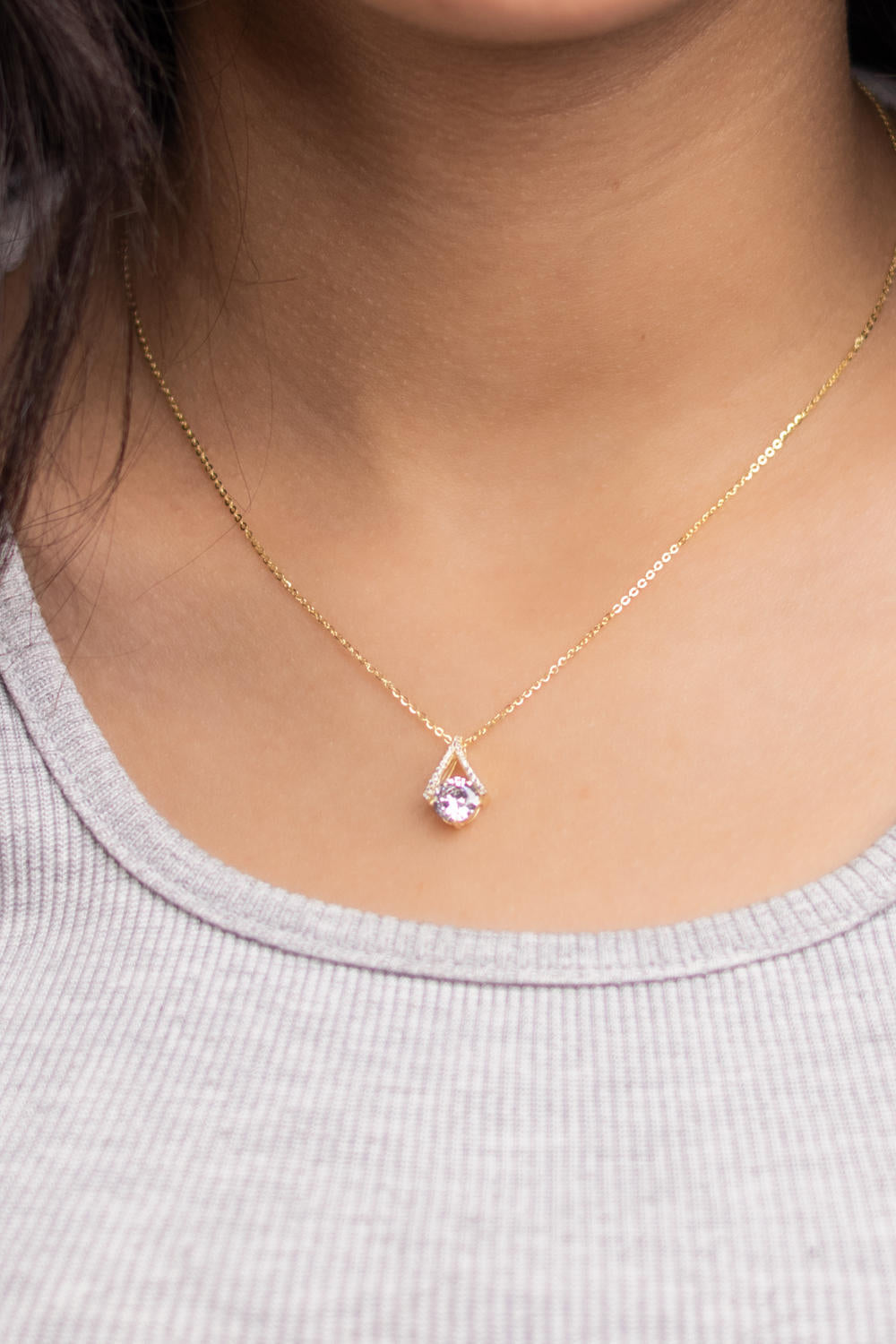 3D Teardrop Necklace
