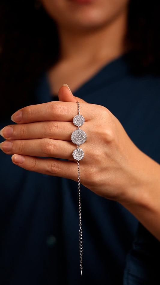 SILVER TRIODIAMOND Bracelets