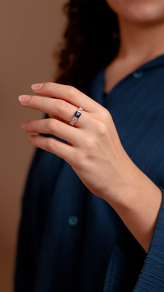 Prism Glow Zircon Ring